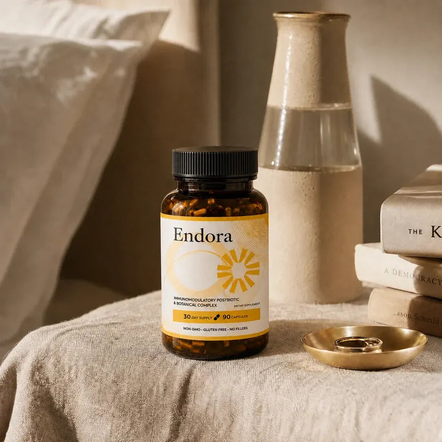 One bottle of Endora — all five ingredients, clinical doses