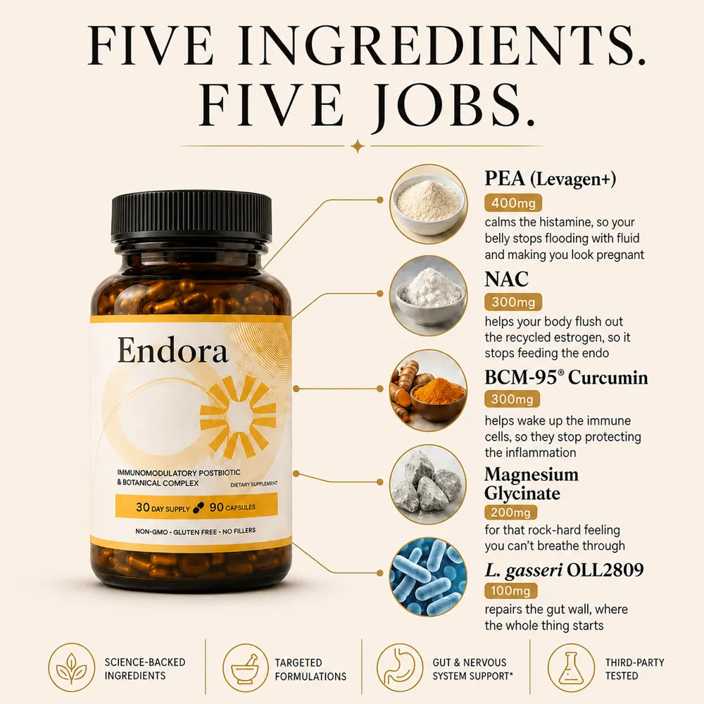 Five ingredients, five jobs